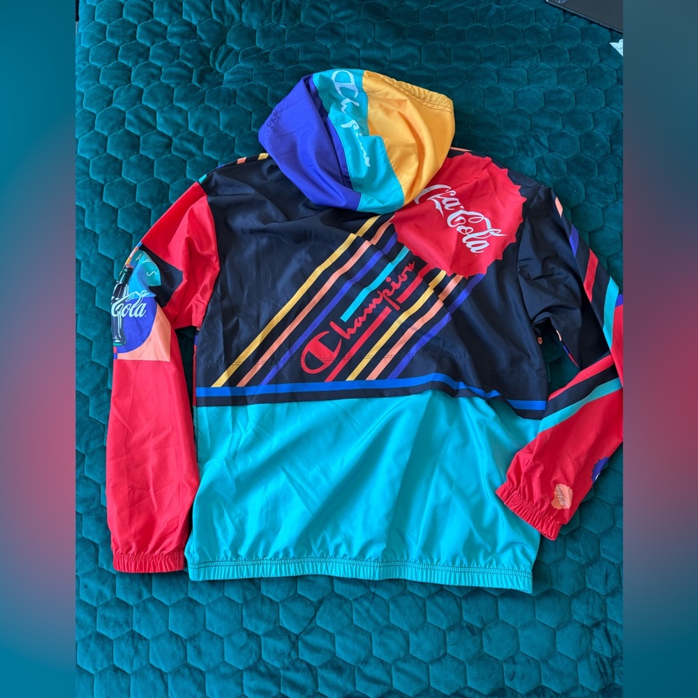 Champion x Coca-Cola Script Anorak Jacket - Picture 5 of 9